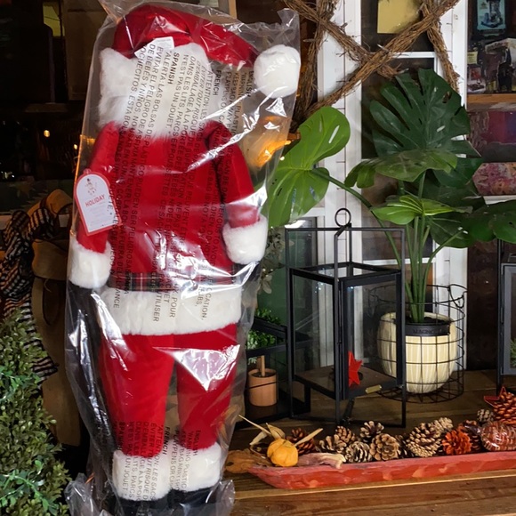 Pottery Barn Kids Large Standing Velvet Santa Claus Holiday Decor 🎅🏻🎁🎄 - Picture 5 of 11